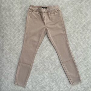 Ann Taylor The Skinny Ankle Modern Fit Jeans in Beige / Taupe